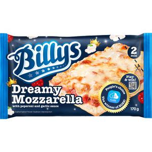 Billys Pizza Dreamy Mozzarella Fryst 170g