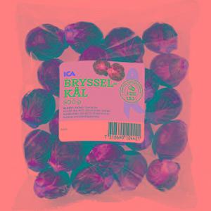 ICA Brysselkål 500g Rosa Bandet