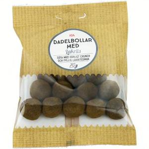 ICA Dadelbollar med Lakrits 70g
