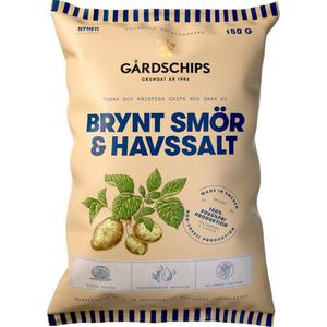 Gårdschips Chips Brynt Smör & Havssalt 150g