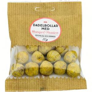 ICA Dadelbollar med mango och passion 70g