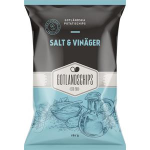 Gotlandschips Chips Salt & Vinäger 180g