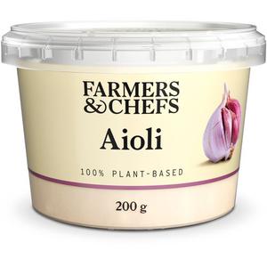 Farmers & Chefs Aioli Roasted Garlic Vegansk 200g