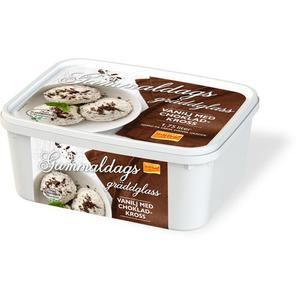 Triumf Glass Gräddglass Chokladkross 1,75L