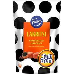 Fazer Konfektyr Lakritsi Choco Tutti Frutti 135g Fazer