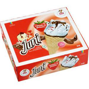 SIA Glass Glasstrut Juni Laktosfri/Glutenfri 6-p