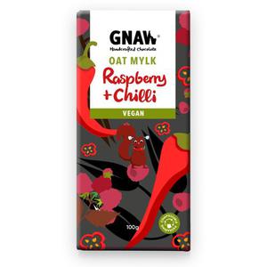 GNAW Choklad Oat Mylk Raspberry & Chilli Vegansk 100g
