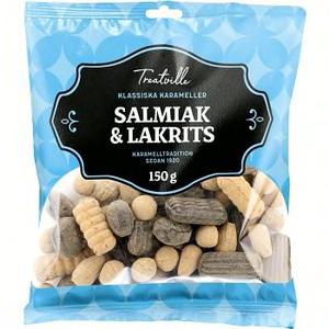 Treatville Karameller Salmiak Lakrits 150g