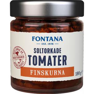 Fontana Soltorkade Tomater Finskurna 180g