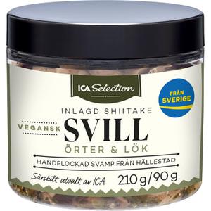 ICA Selection Svill Inlagd Shiitake Örter & lök vegansk 210g