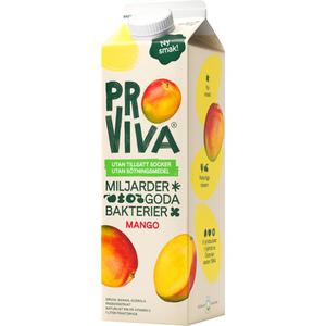 Proviva Fruktdryck Mango Utan Tillsatt Socker & Sötningsmedel 1L
