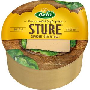 Arla Sture Gräddost 38% ca 1kg