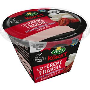 Arla Köket Crème Fraich Lätt Feta Soltorkad tomat 12% 2dl