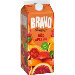 Bravo Juice Röd Apelsin 2L