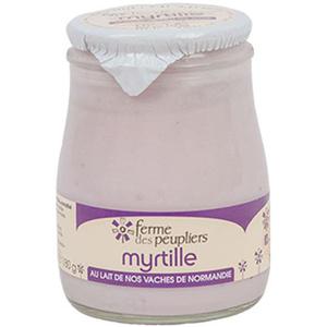 Ferme des Peupliers Yoghurt Blåbär 140g