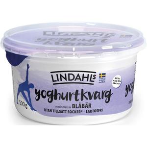 Lindahls Yoghurtkvarg Blåbär Laktosfri 0,3% 500g