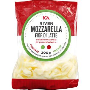 ICA Riven mozzarella300 g