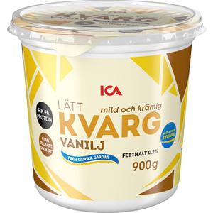 ICA Lättkvarg Vanilj 900g
