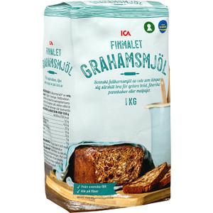 ICA Grahamsmjöl finmalet 1kg