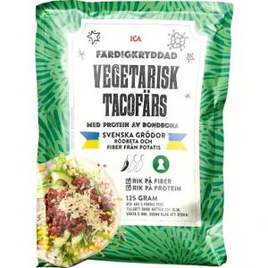 ICA Vegetarisk tacofärs 125g