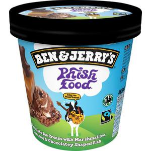 Ben & Jerrys Glass Phish Food Fairtrade 465ml Ben & Jerry's