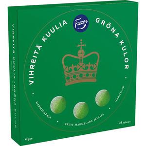 Fazer Konfektyr Gröna Kulor Marmelad 500g Fazer