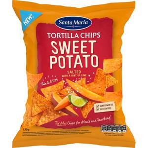 Santa Maria Tortilla Chips Sweet Potato 130g