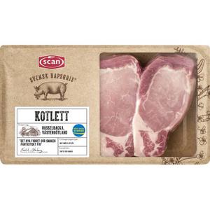 Scan Kotlett av Rapsgris 2-p 300g