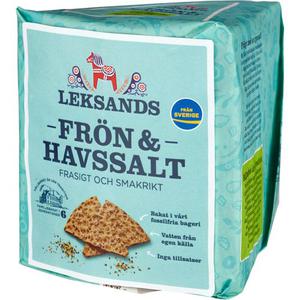 Leksands Knäckebröd Trekant Frön & Havssalt 200g Leksands Tre Kullor