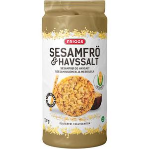 Friggs Majskaka Sesam & Havssalt 130g