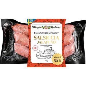 Härryda Karlsson Färskkorv Salsiccia Jalapeno 270g
