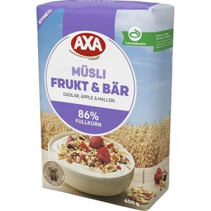 AXA Müsli Frukt & Bär 600g Axa