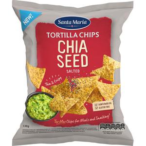 Santa Maria Tortilla Chips Chia Seed 130g