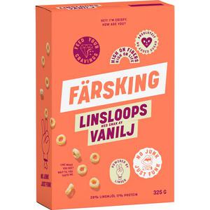 Färsking Flingor LinsLoops Vanilj 325g