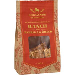Leksands Tre Kullor Fröknäckesnacks Ranch Paprika 130g