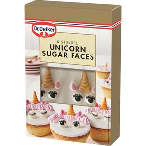 Dr Oetker Sockerdekoration Unicorn 6-p