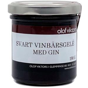 Olof Viktors Svartvinbärsgelé med Gin 190g