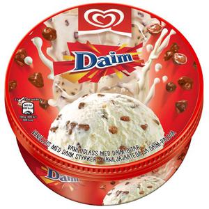 GB Glace Vaniljglass Daim 750ml