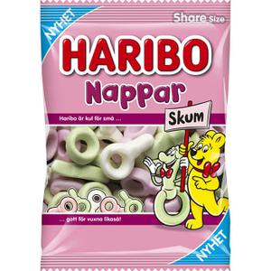 Haribo Godis Nappar Skum 120g