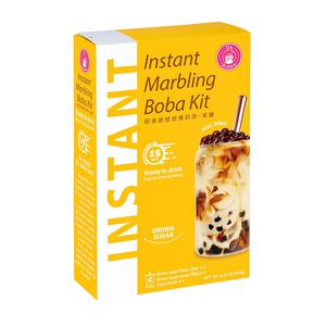 O's Bubble Marbling Boba Kit Gör egen bubble Brunt Socker tea 4-pack