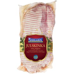 Ugglarps Julskinka kokt rimmad utan svål ca 1,2 kg