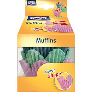 Toppits Muffinsform Blomformad 36-p