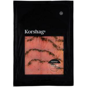 Korshags Gravad Laxfilé skivad 150g