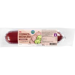 ICA Cognacsmedwurst Alspånsrökt 300g