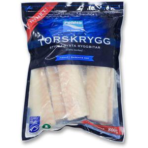 Feldts Torskrygg MSC Fryst 800g Feldt's