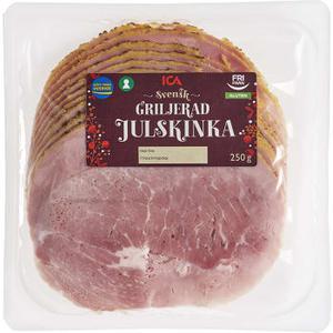 ICA Pålägg Griljerad Julskinka Glutenfri 250g