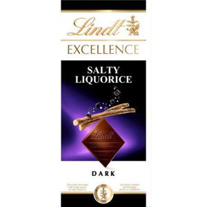 Lindt EXCELLENCE Mörk Chokladkaka Salt Lakrits 100g