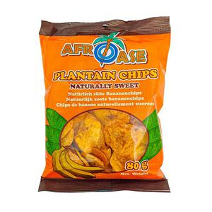 Afroase Krispiga Bananchips Naturligt söta