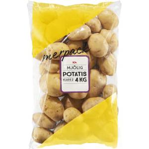 ICA Potatis Mjölig 4kg Klass 1