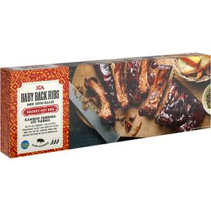 ICA Baby backribs Hot 475g